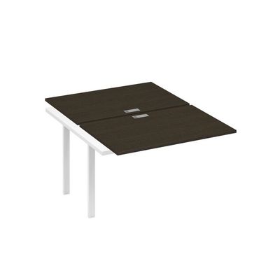 А4 Б3 176-1 ВТ (Венге темный/Белый) Секция станции на металлокаркасе TRE 2х120