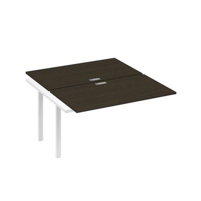 А4 Б3 177-1 ВТ (Венге темный/Белый) Секция станции на металлокаркасе TRE 2х140