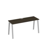 А4 С3 005 ВТ (Венге темный/Серый) Стол письменный на металлокаркасе TRE
