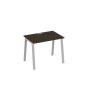 А4 С3 012 ВТ (Венге темный/Серый) Стол письменный на металлокаркасе TRE