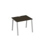 А4 С3 022 ВТ (Венге темный/Серый) Стол письменный на металлокаркасе TRE