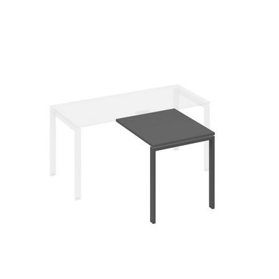 А4 А1 073 АР (Антрацит премиум/Антрацит) Брифинг-приставка с каркасом UNO