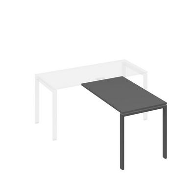 А4 А1 074 АР (Антрацит премиум/Антрацит) Брифинг-приставка с каркасом UNO