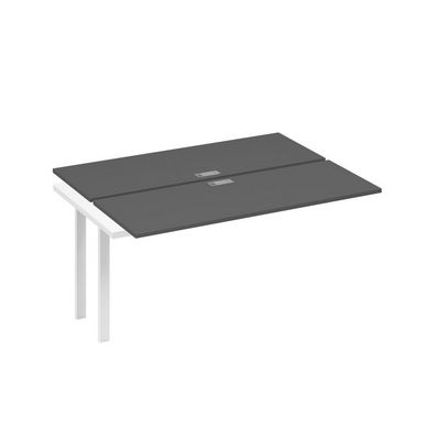 А4 Б1 172-1 АР (Антрацит премиум/Белый) Секция станции на металлокаркасе UNO 2х160