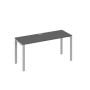 А4 С1 005 АР (Антрацит премиум/Серый) Стол письменный на металлокаркасе UNO