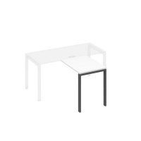 А4 А1 071 БП (Белый премиум/Антрацит) Брифинг-приставка с каркасом UNO