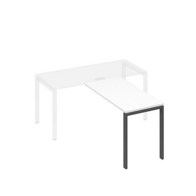 А4 А1 072 БП (Белый премиум/Антрацит) Брифинг-приставка с каркасом UNO