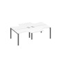 А4 А1 180-2 БП (Белый премиум/Антрацит) Рабочая станция UNO столы 4х120 Классика
