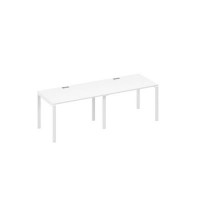 А4 Б1 023-2 БП (Белый премиум/Белый) Рабочая станция 2х120 опоры UNO