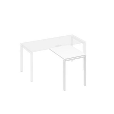 А4 Б1 071 БП (Белый премиум/Белый) Брифинг-приставка с каркасом UNO