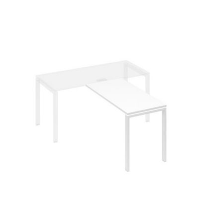 А4 Б1 072 БП (Белый премиум/Белый) Брифинг-приставка с каркасом UNO