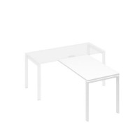 А4 Б1 074 БП (Белый премиум/Белый) Брифинг-приставка с каркасом UNO