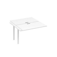 А4 Б1 173-1 БП (Белый премиум/Белый) Секция станции на металлокаркасе UNO 2х120