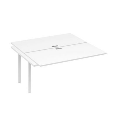 А4 Б1 178-1 БП (Белый премиум/Белый) Секция станции на металлокаркасе UNO 2х160