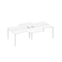 А4 Б1 181-2 БП (Белый премиум/Белый) Рабочая станция UNO столы 4х140 Классика