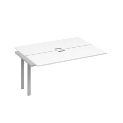 А4 С1 172-1 БП (Белый премиум/Серый) Секция станции на металлокаркасе UNO 2х160