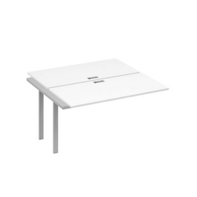 А4 С1 174-1 БП (Белый премиум/Серый) Секция станции на металлокаркасе UNO 2х140