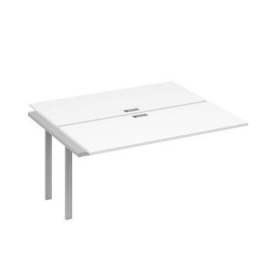 А4 С1 175-1 БП (Белый премиум/Серый) Секция станции на металлокаркасе UNO 2х160