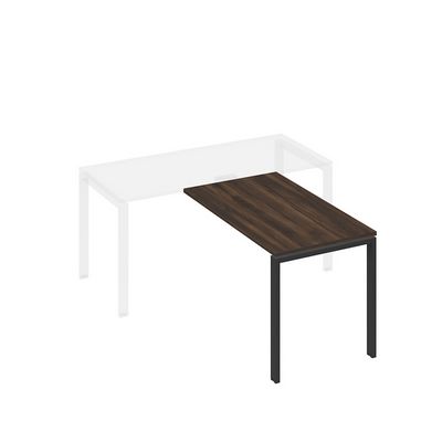 А4 А1 074 ДР (Дуб ристретто/Антрацит) Брифинг-приставка с каркасом UNO