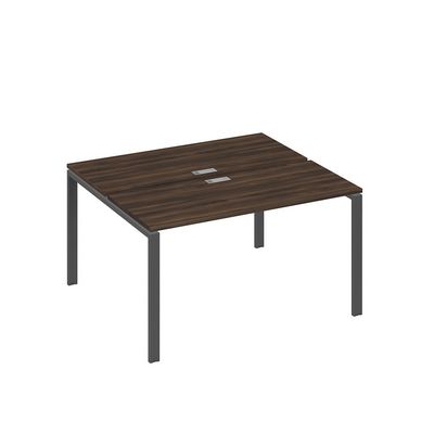 А4 А1 171 ДР (Дуб ристретто/Антрацит) Рабочая станция на каркасе UNO столы 2х140