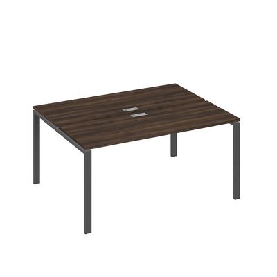 А4 А1 172 ДР (Дуб ристретто/Антрацит) Рабочая станция на каркасе UNO столы 2х160