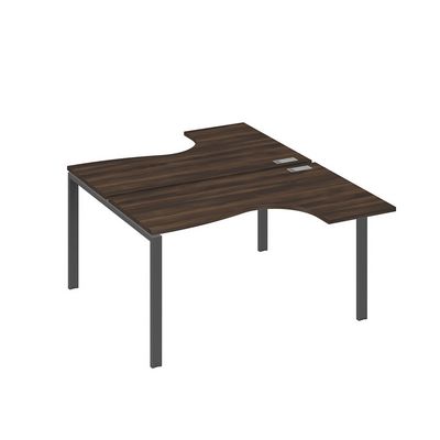 А4 А1 181 ДР (Дуб ристретто/Антрацит) Рабочая станция опоры UNO столы 2х140 Классика