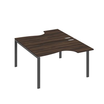 А4 А1 184 ДР (Дуб ристретто/Антрацит) Рабочая станция опоры UNO столы 2х140 Классика