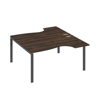 А4 А1 185 ДР (Дуб ристретто/Антрацит) Рабочая станция опоры UNO столы 2х160 Классика