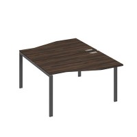 А4 А1 190 ДР (Дуб ристретто/Антрацит) Рабочая станция каркас UNO столы 2х140 Техно