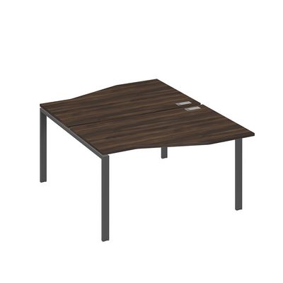 А4 А1 190 ДР (Дуб ристретто/Антрацит) Рабочая станция каркас UNO столы 2х140 Техно