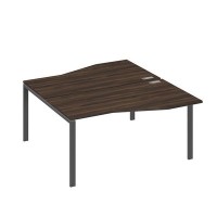 А4 А1 191 ДР (Дуб ристретто/Антрацит) Рабочая станция каркас UNO столы 2х160 Техно