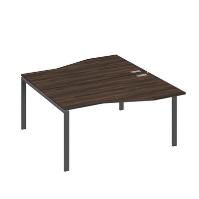 А4 А1 191 ДР (Дуб ристретто/Антрацит) Рабочая станция каркас UNO столы 2х160 Техно