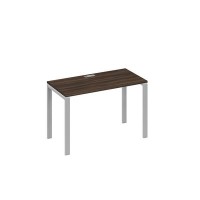 А4 С1 003 ДР (Дуб ристретто/Серый) Стол письменный на металлокаркасе UNO