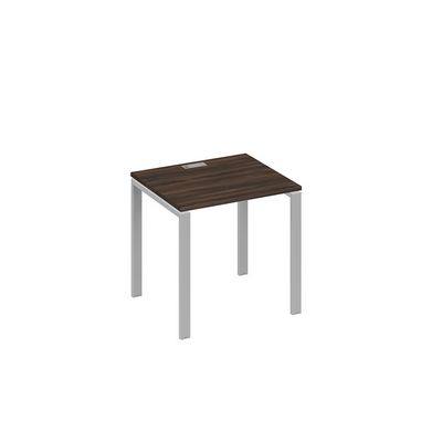 А4 С1 011 ДР (Дуб ристретто/Серый) Стол письменный на металлокаркасе UNO