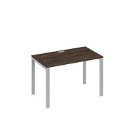 А4 С1 013 ДР (Дуб ристретто/Серый) Стол письменный на металлокаркасе UNO