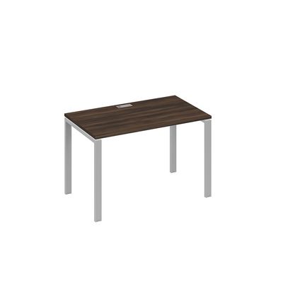 А4 С1 013 ДР (Дуб ристретто/Серый) Стол письменный на металлокаркасе UNO