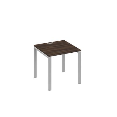 А4 С1 021 ДР (Дуб ристретто/Серый) Стол письменный на металлокаркасе UNO