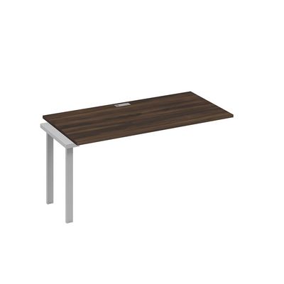 А4 С1 025-1 ДР (Дуб ристретто/Серый) Секция стола 160 рабочей станции на каркасе UNO