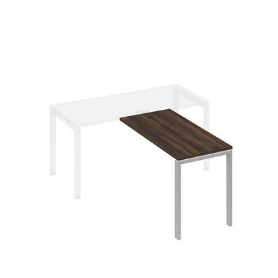 А4 С1 072 ДР (Дуб ристретто/Серый) Брифинг-приставка с каркасом UNO