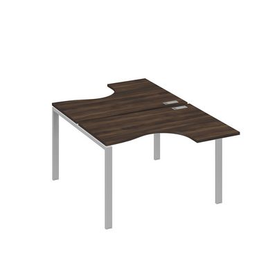 А4 С1 180 ДР (Дуб ристретто/Серый) Рабочая станция опоры UNO столы 2х120 Классика