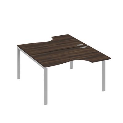 А4 С1 184 ДР (Дуб ристретто/Серый) Рабочая станция опоры UNO столы 2х140 Классика