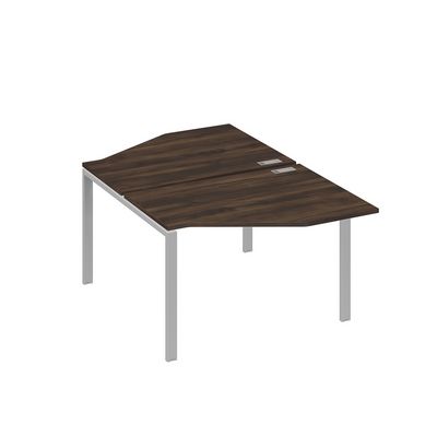 А4 С1 186 ДР (Дуб ристретто/Серый) Рабочая станция опоры UNO со столами Техно 2х120