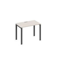 А4 А1 002 ДШ (Дуб шамони/Антрацит) Стол письменный на металлокаркасе UNO