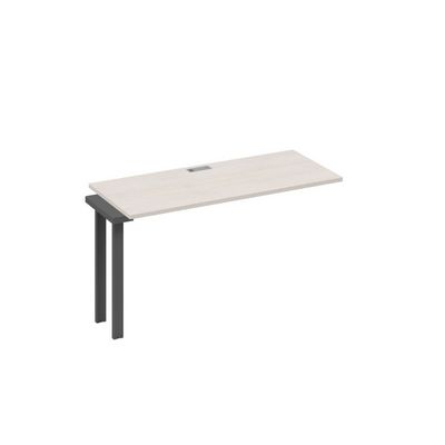 А4 А1 004-1 ДШ (Дуб шамони/Антрацит) Секция стола 140 рабочей станции на каркасе UNO