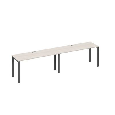 А4 А1 005-2 ДШ (Дуб шамони/Антрацит) Рабочая станция 2х160 опоры UNO