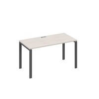 А4 А1 014 ДШ (Дуб шамони/Антрацит) Стол письменный на металлокаркасе UNO