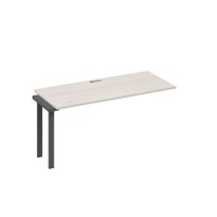 А4 А1 015-1 ДШ (Дуб шамони/Антрацит) Секция стола 160 рабочей станции на каркасе UNO