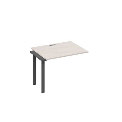 А4 А1 022-1 ДШ (Дуб шамони/Антрацит) Секция стола 100 рабочей станции на каркасе UNO