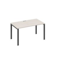 А4 А1 024 ДШ (Дуб шамони/Антрацит) Стол письменный на металлокаркасе UNO