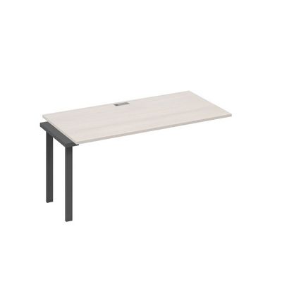 А4 А1 025-1 ДШ (Дуб шамони/Антрацит) Секция стола 160 рабочей станции на каркасе UNO